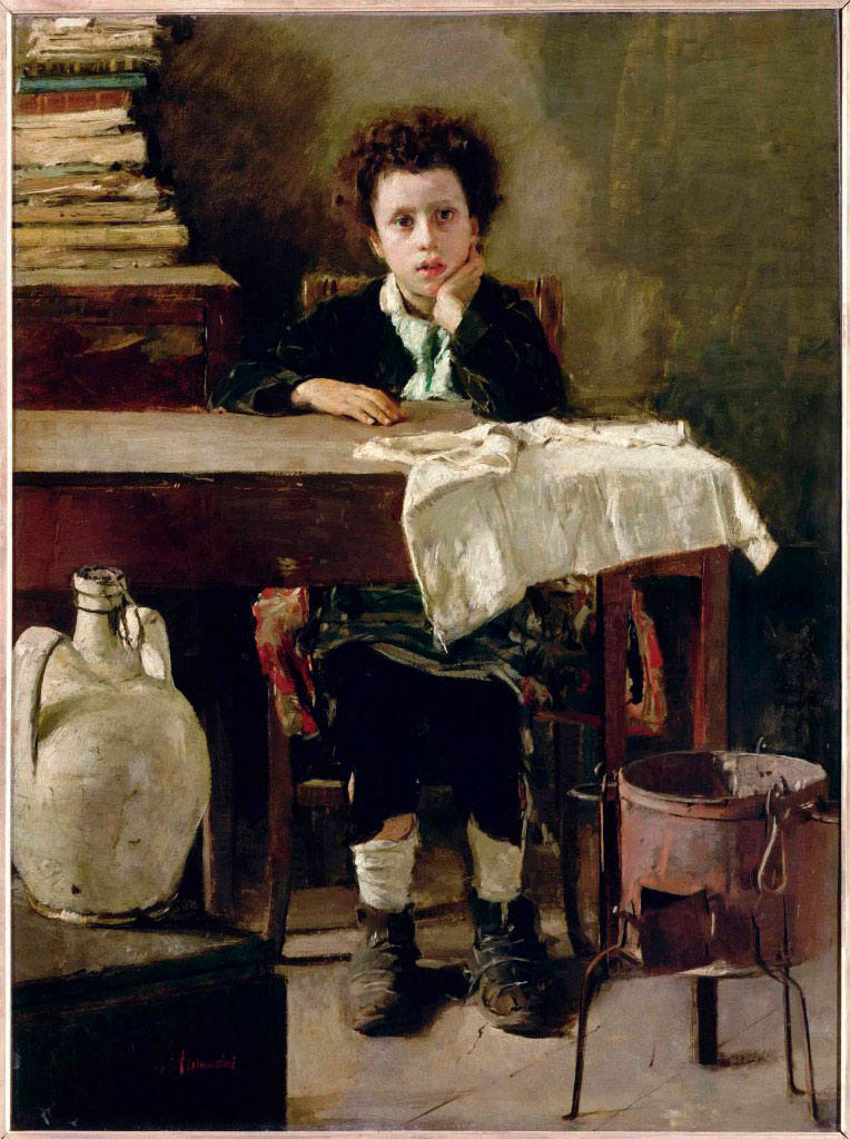 Il piccolo scolaro (Маленький школяр), c.1876