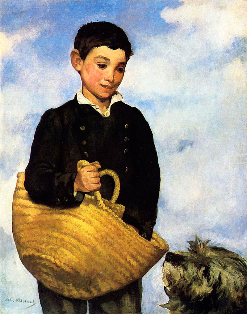 L'enfant au chien (Ребенок с собакой), 1860