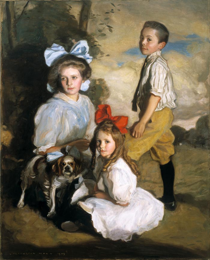 Portrait of three Knox children (Портрет трёх детей Нокс), 1909