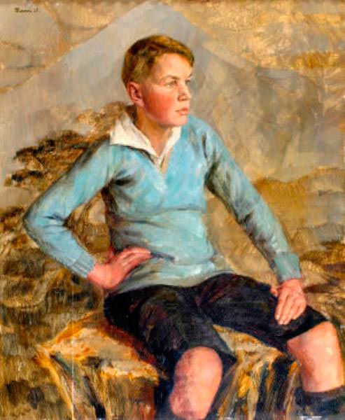 Portrait of a young boy (Портрет мальчика), 1925