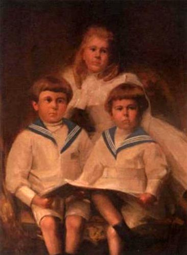 Portrait of a girl and two boys (Портрет девочки и двух мальчиков)