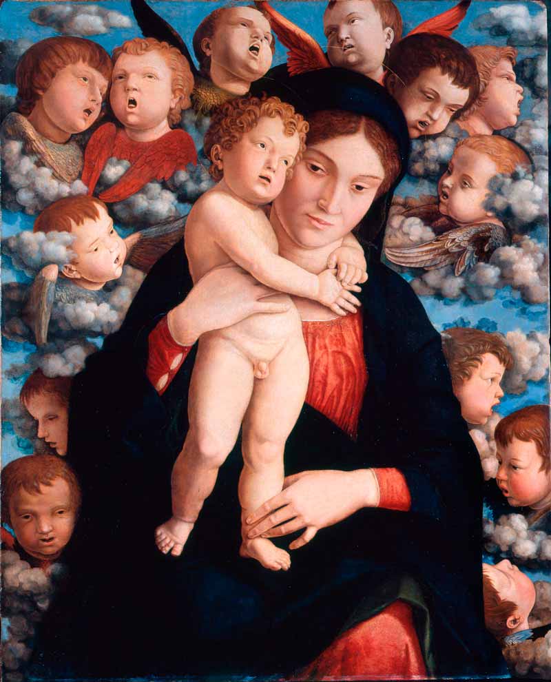 Madonna and Child with a Choir of Cherubim / Madonna of Cherubim (Мадонна с младенцем и хором херувимов / Мадонна херувимов), c.1485