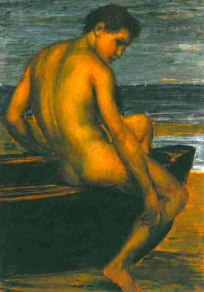 The Boy on the Boat (Мальчик на лодке), 1880