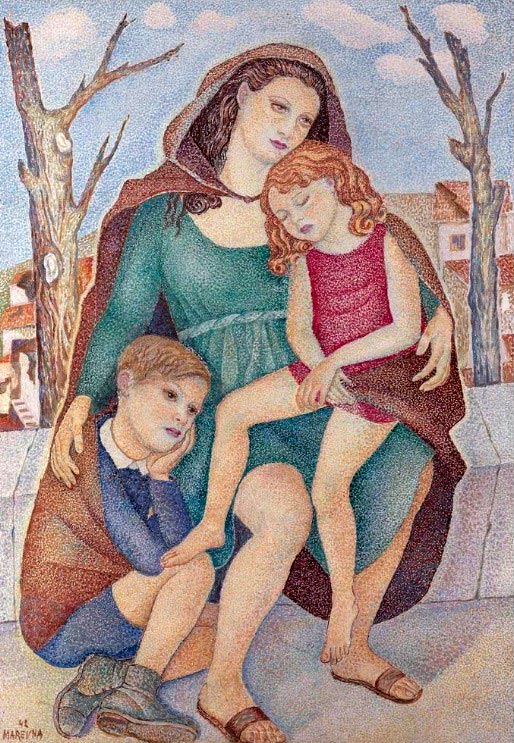 Mother and Children (Мать и дети), 1942