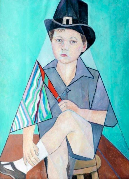 David Ellie Phillips, the artist's grandson, Ealing (Дэвид Элли Филлипс, внук художницы, Илинг), 1955