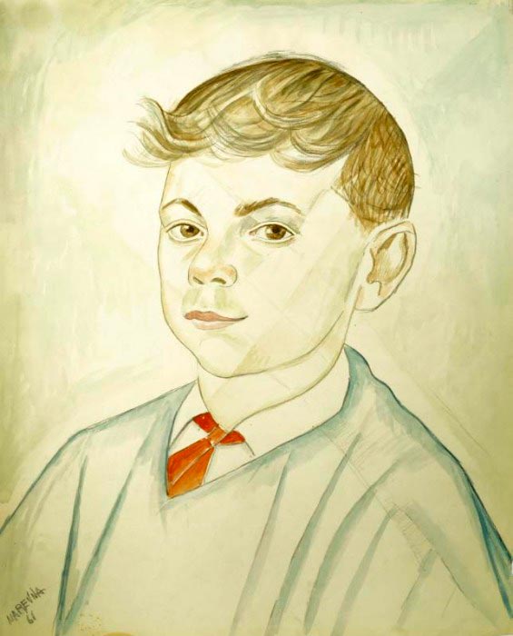 Portrait of David Phillips, the artist's grandson (Портрет Дэвида Филиппса, внука художницы), 1961