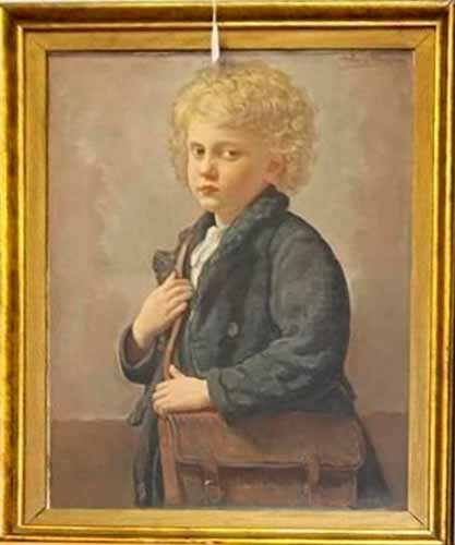 Boy with satchel (Мальчик с сумкой)