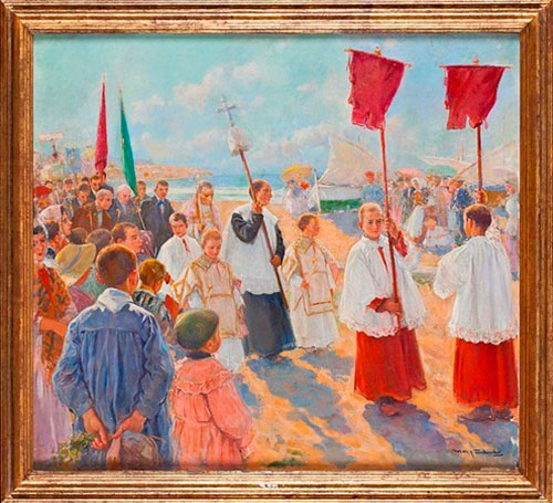 Procesión en la playa (Шествие на пляже)