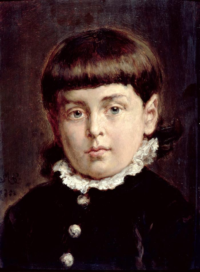 Portrait of a Boy / Younger Sokalsky (Портрет мальчика / Сокальский-младший), 1883