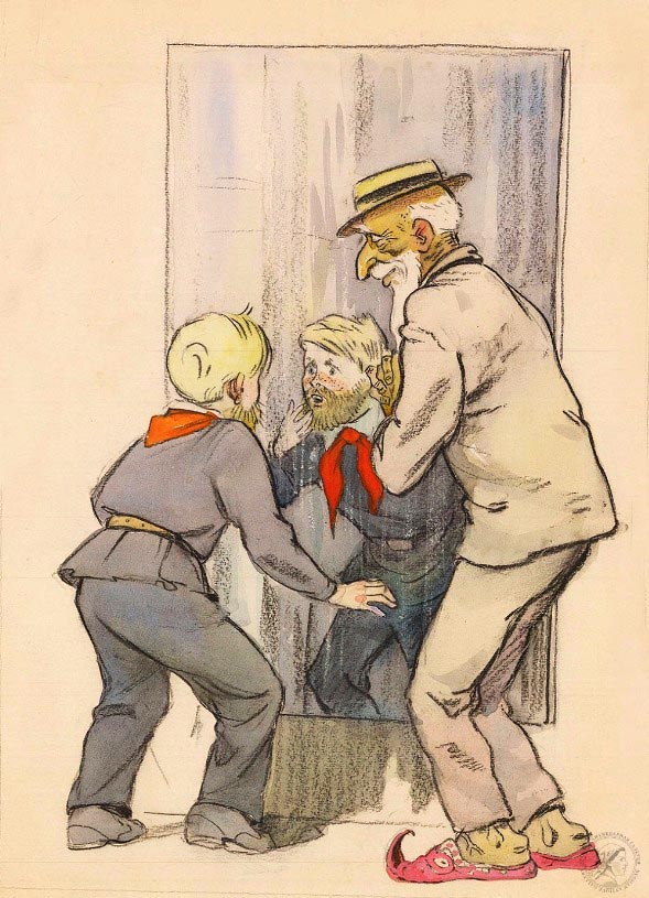 «Старик Хоттабыч и Вoлька / Old Man Hottabych and Vol'ka»