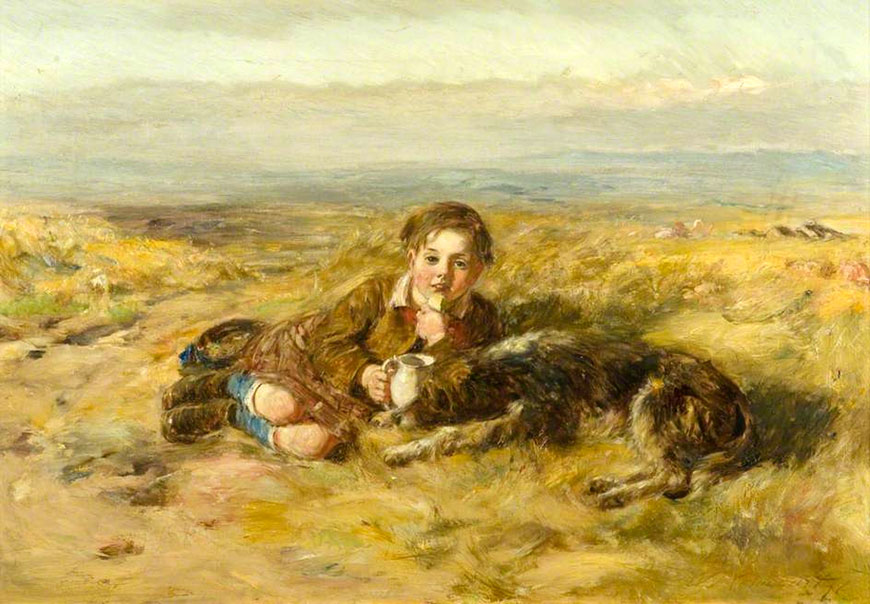 Boy and Dog (Мальчик и собака), 1876