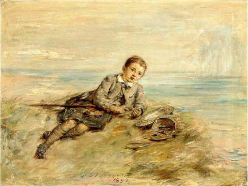 Boy by seashore (Мальчик на морском берегу)