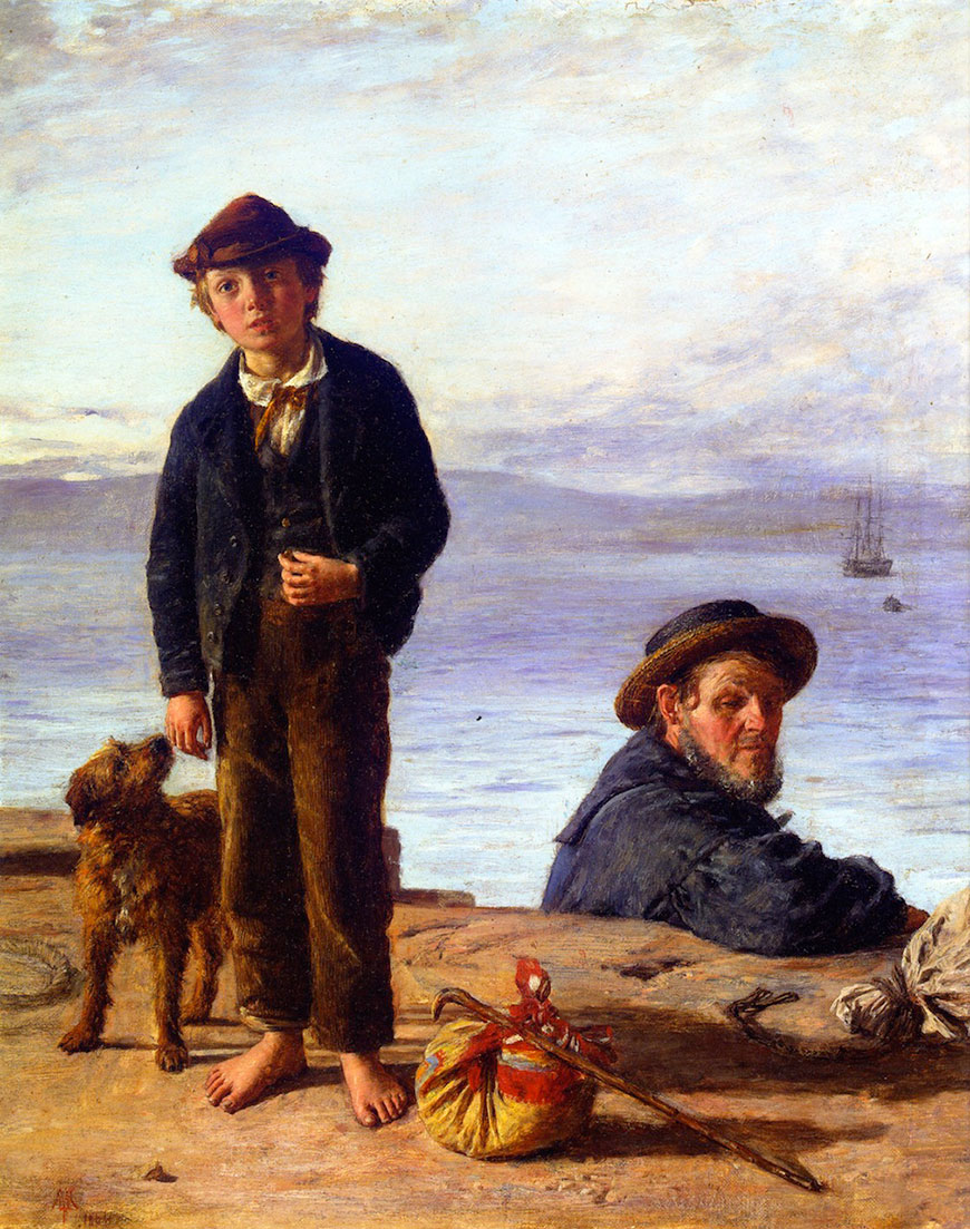 Going to Sea (Собирающиеся в море), 1866