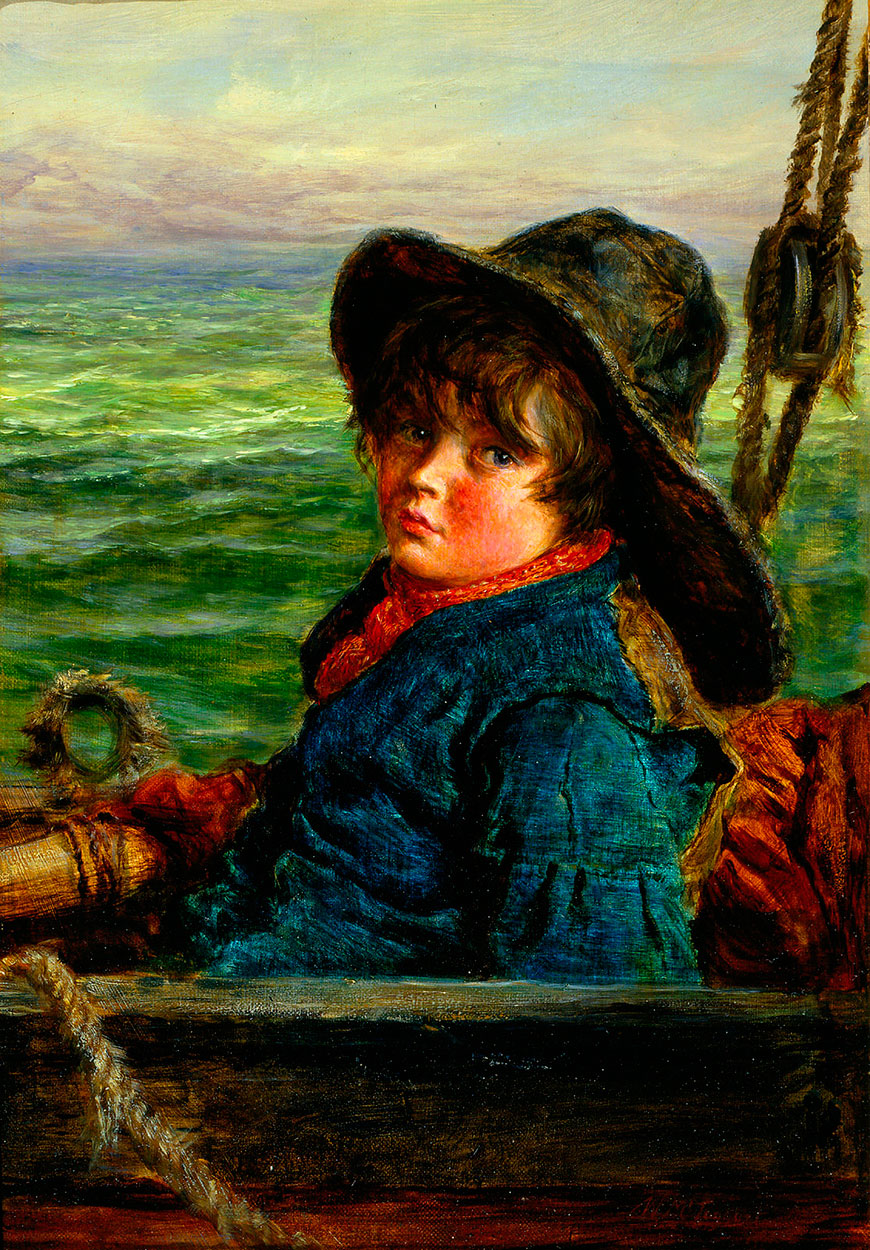 Young Fisherboy (Юный рыбачок), c.1862