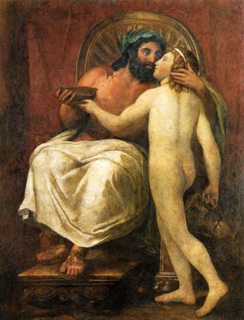 Jupiter Kissing Ganymede (Юпитер целует Ганимеда), 1758-1759