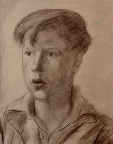 Portrait of Philip, the artist's younger son (Портрет Филиппа, сына художника), c.1930