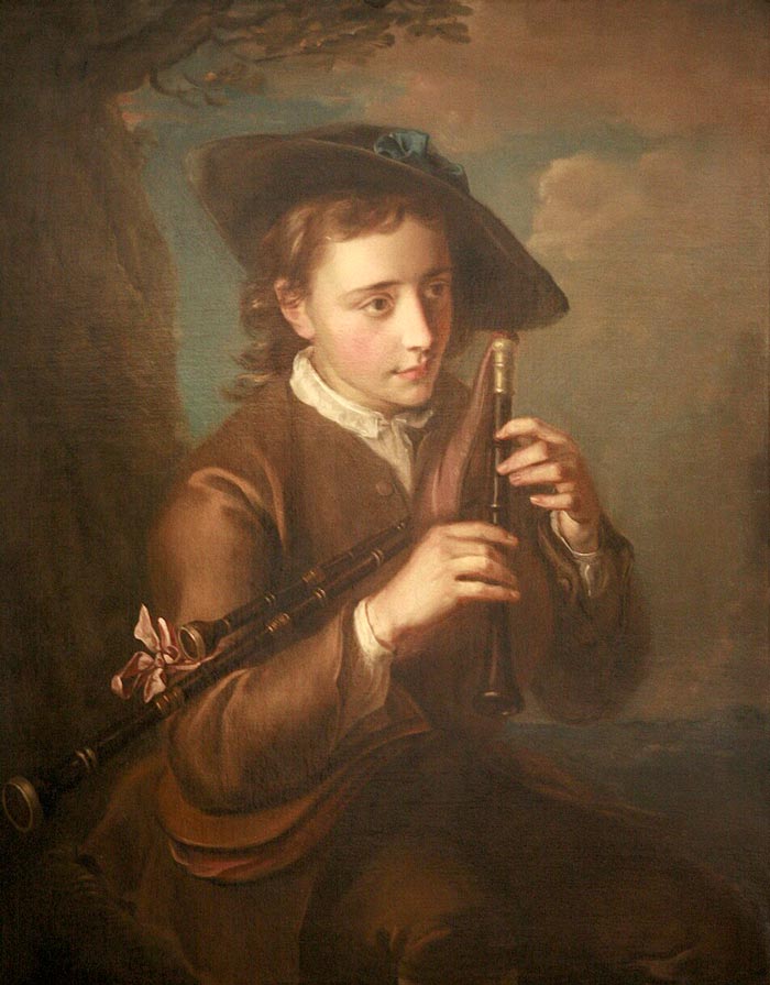 Joueur de musette (Играющий на мюзетте), 1740