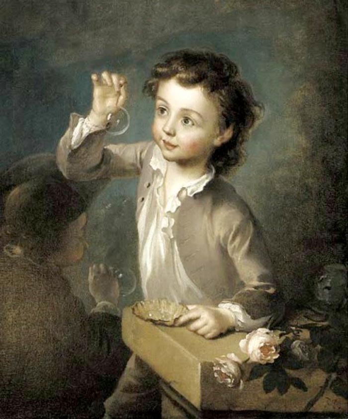 Blowing bubbles (Выдувание пузырей)