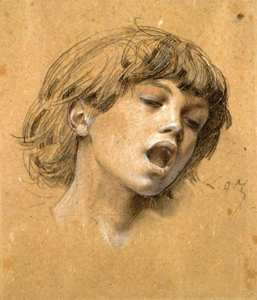 Head of a boy singing (Голова поющего мальчика)