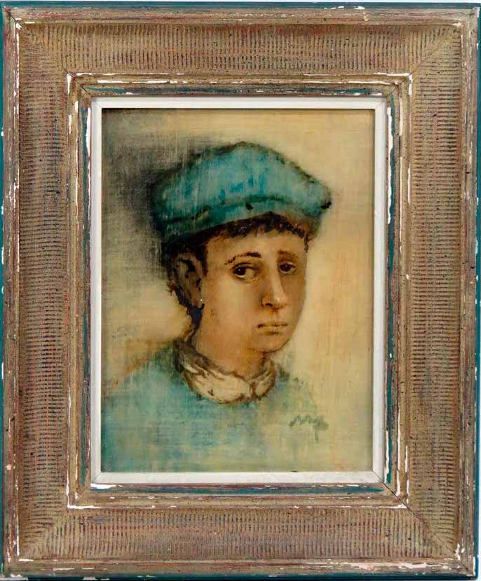 Portrait of boy in blue hat (Портрет мальчика в голубой шляпе)