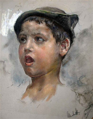 Portrait of a street boy (Портрет уличного мальчишки)