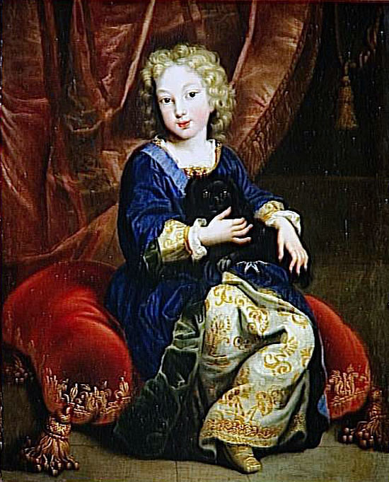 Philippe de France, duc d'Anjou, futur roi d'Espagne Philippe V, enfant, 1686