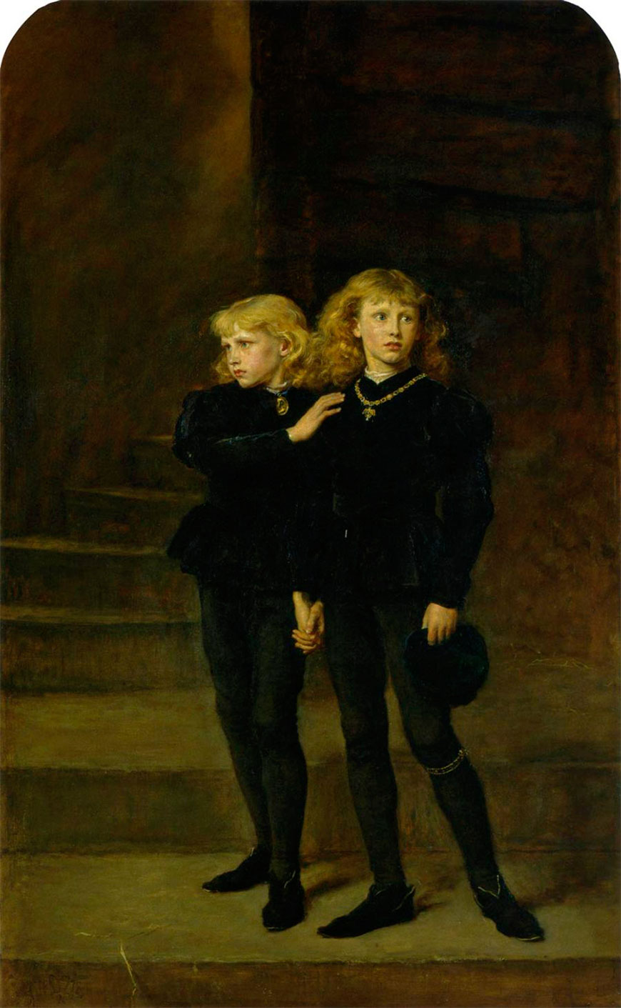 The Two Princes Edward and Richard in the Tower, 1483 (Принцы Эдвард и Ричард в Тауэре в 1483 году), 1878