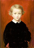 A portrait of John Wycliffe Taylor at the age of five (Портрет Джона Уиклифа Тейлора в возрасте пяти лет), 1874