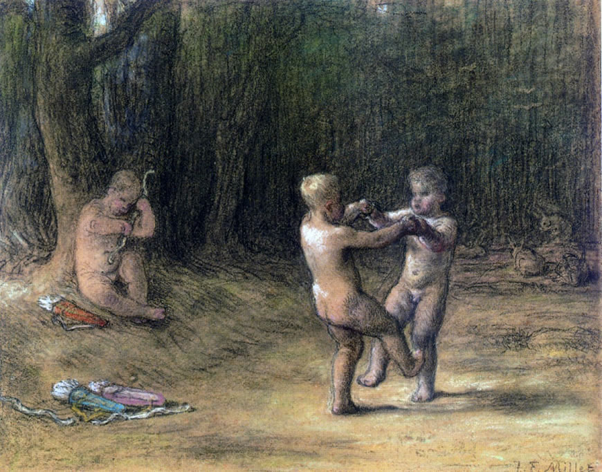 La Danse des Amours (Танцующие Купидоны / Танец любви), c.1860