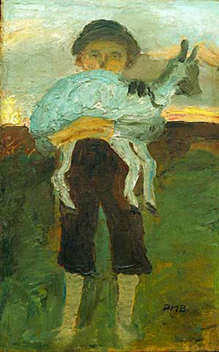 Junge mit Ziege (Мальчик с козой), c.1902