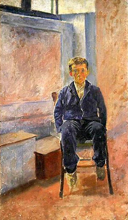 Seated a young boy / Son of Gugliemo Micheli (Сидящий мальчик / сын Гульельмо Микели), c.1901