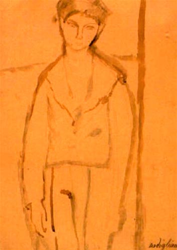 Boy in sailor jacket (Мальчик в матросской куртке), 1908