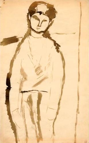 Le petit garçon de face (Лицо мальчика), c.1909