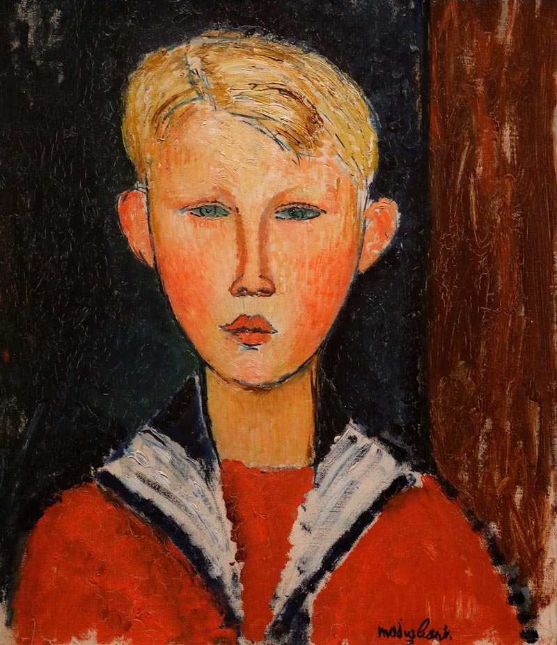 Blue-eyed boy (Голубоглазый мальчик), 1916