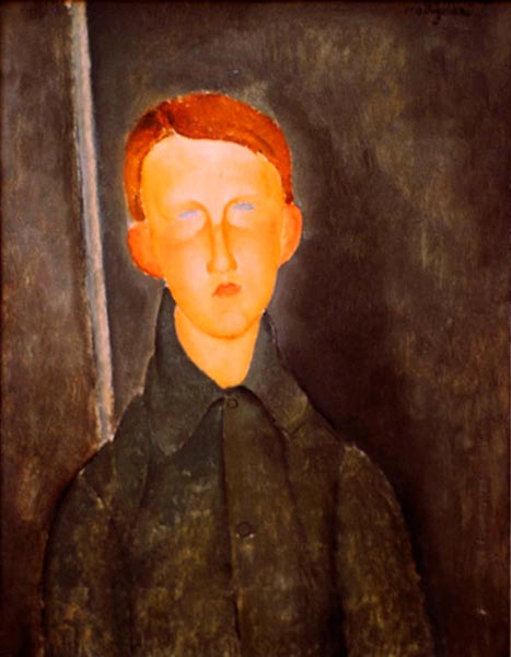 Portrait of a boy (Портрет мальчика), 1918-1919