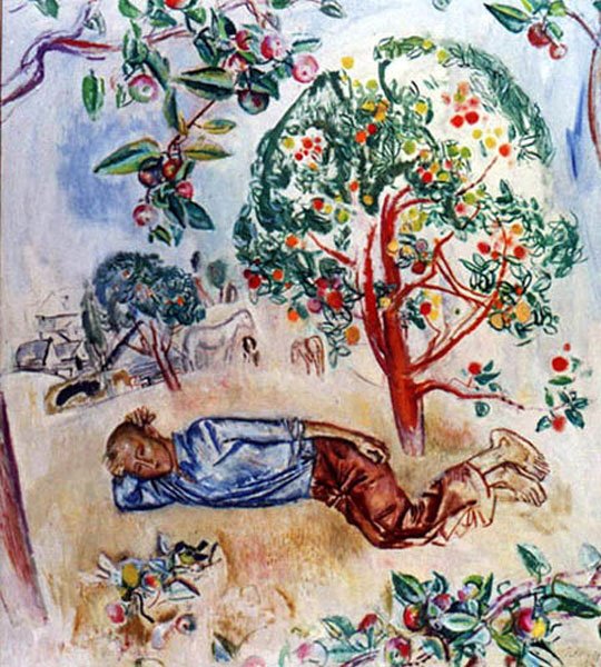 Maльчик пoд дepeвoм (The boy under the tree), 1973