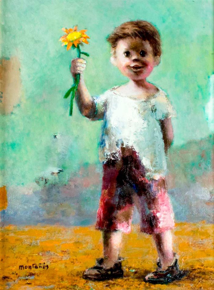 Boy with Flower (Мальчик с цветком)