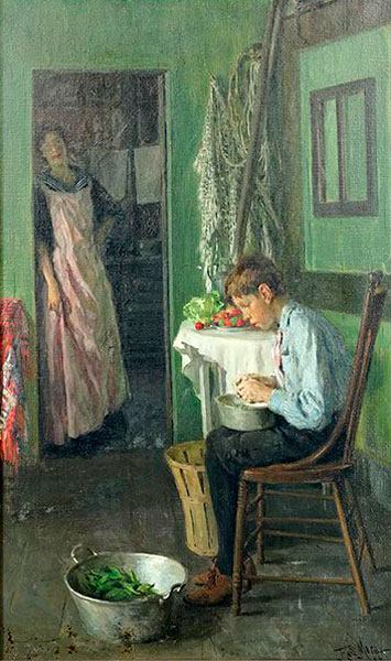 Boy Shelling Peas (Мальчик, шелушащий горох), 1902