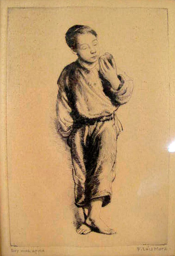 Boy with apple (Мальчик с яблоком)