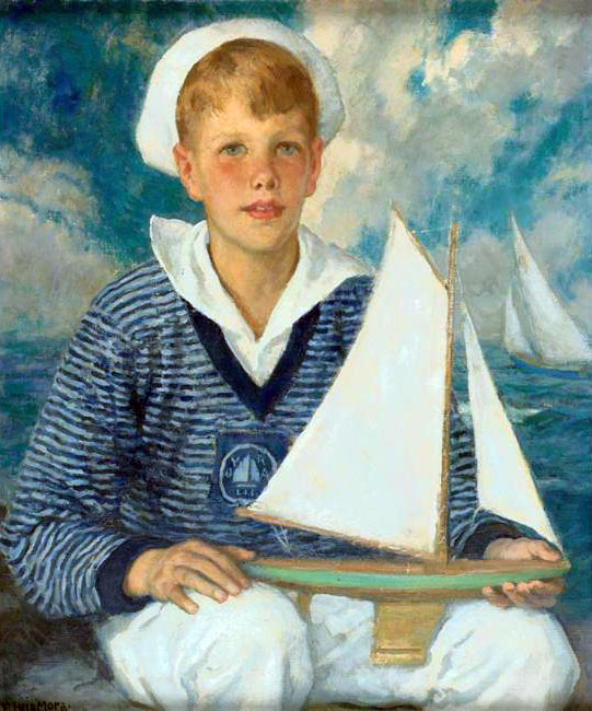 Portrait of  John Taylor Arms as a boy (Портрет Джона Тейлора Армса в детстве)