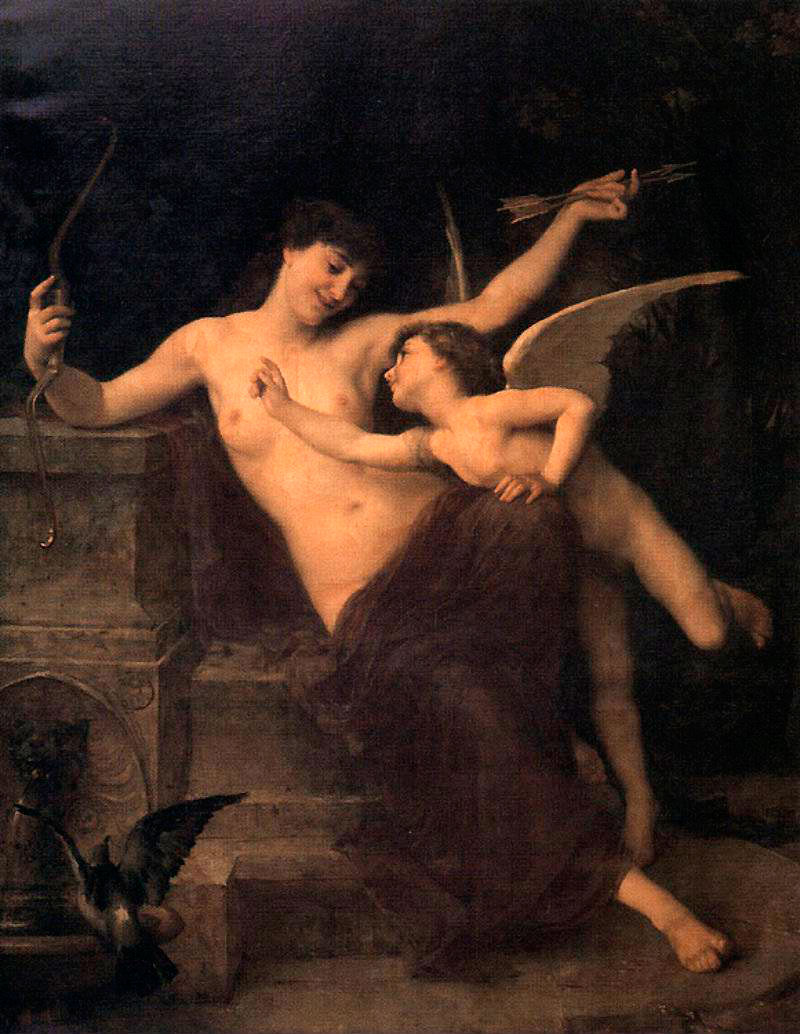 Cupid disarmed (Обезоруженный амур), 1886