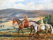 Exmoor (Том и Люк Парсонс на своих пони