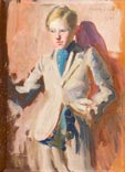 Paddy Delaney, Withypool, Exmoor (Пэдди Делэни, Уитипул, Эксмур), 1943 study/эскиз The Munnings Art Museum, Dedham, Colchester, Great Britain