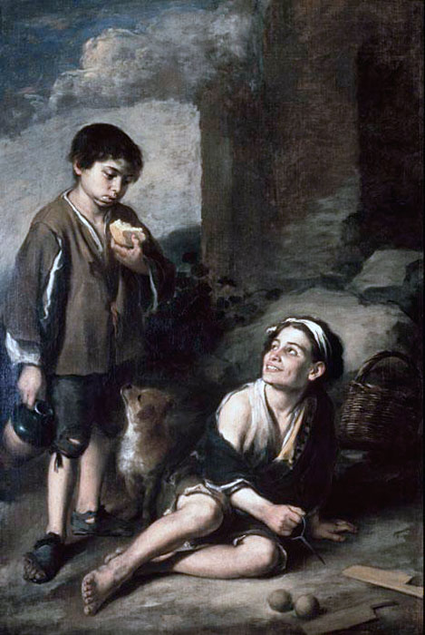 Two Peasant Boys (Два крестьянских мальчика), c.1668-1670