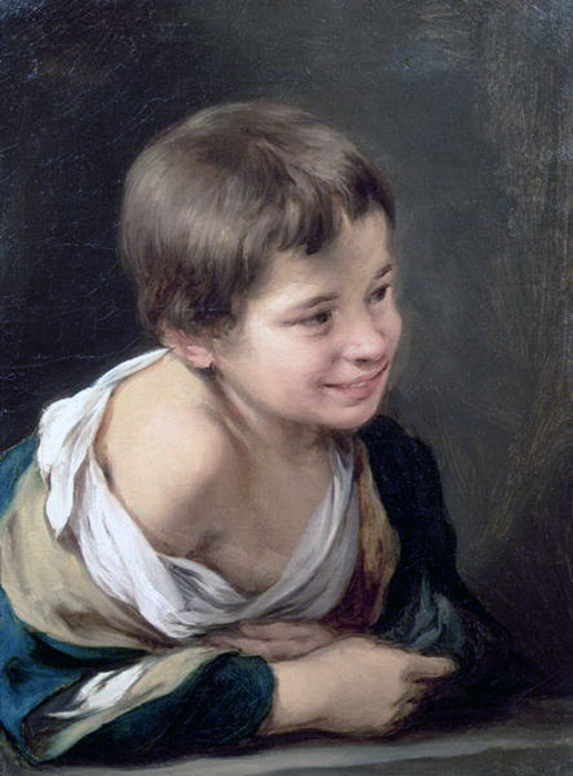 A Peasant Boy Leaning on a Sill (Крестьянский мальчик, опирающийся на подоконник), c.1670-1680 