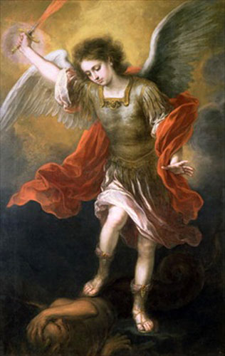 Saint Michael banishes the devil to the abyss (Св.Михаил изгоняет дьявола в пропасть) 1665-68 