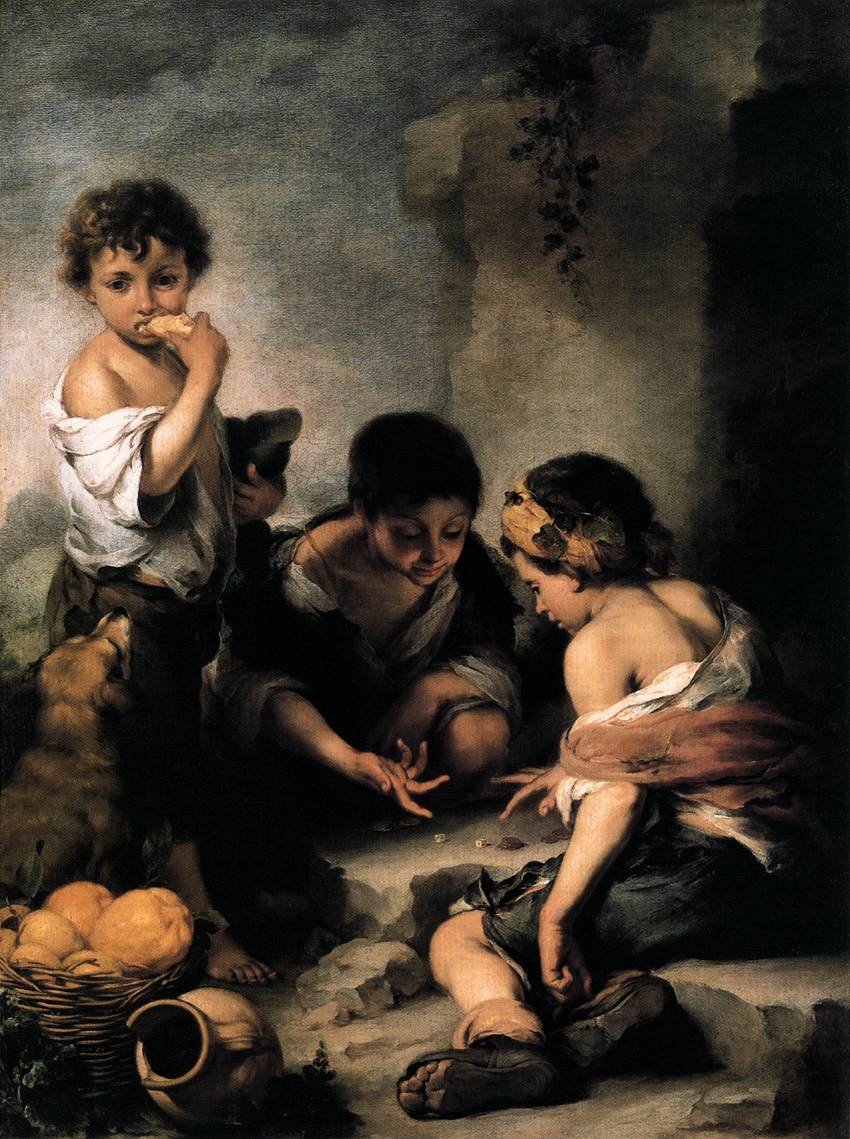 Young Boys Playing Dice (Мальчики, играющие в кости), c.1650