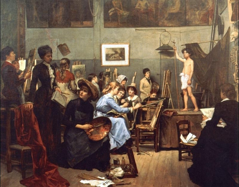 In The Studio (В студии), 1881