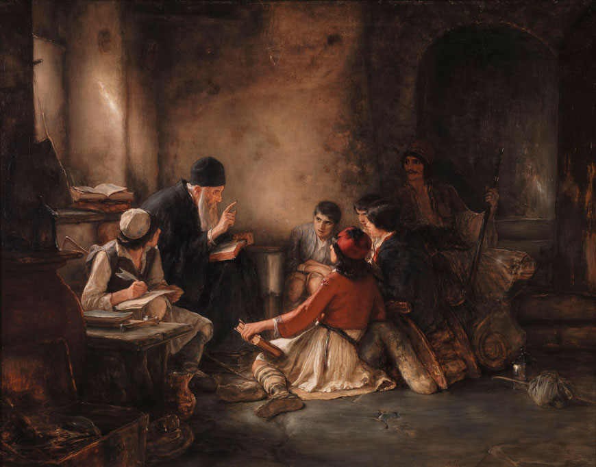 Το κρυφό σχολείο (Тайная школа), 1885-1886