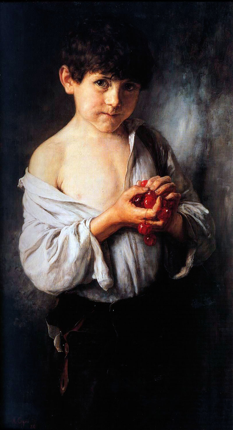 Boy with Cherries (Мальчик с вишнями), 1888